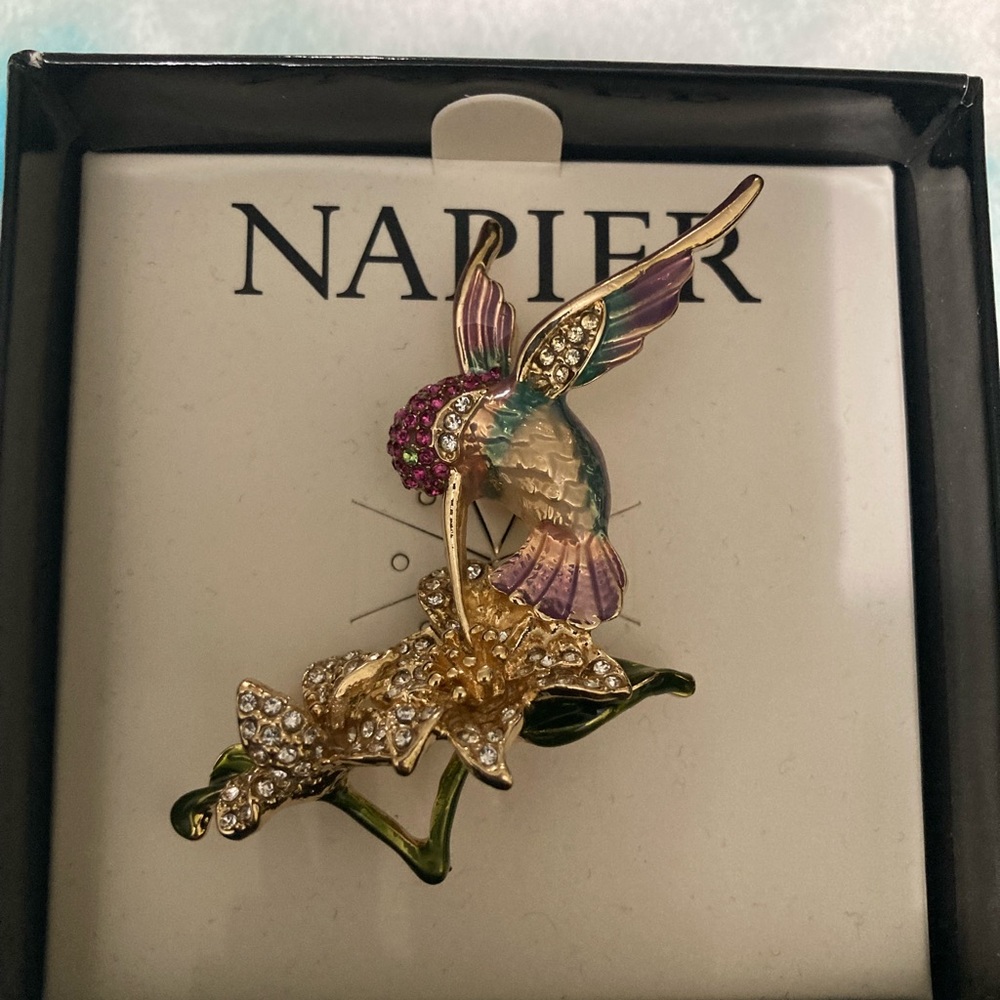 New Napier Hummingbird Brooch